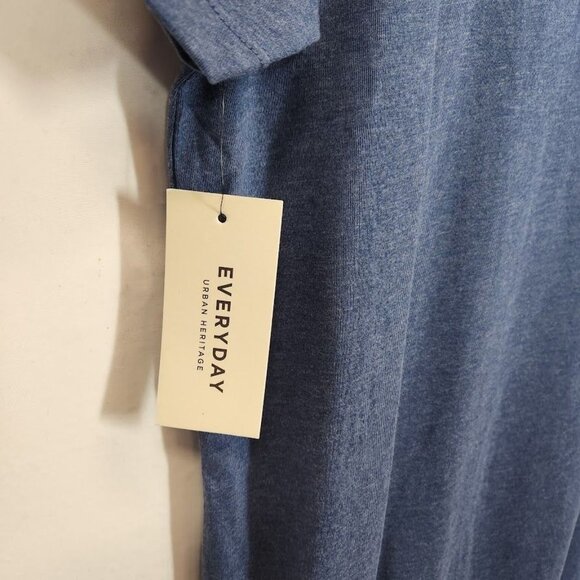 NWT Urban Heritage‎ Men's Everyday Henley in Blue Size Medium - Picture 4 of 7